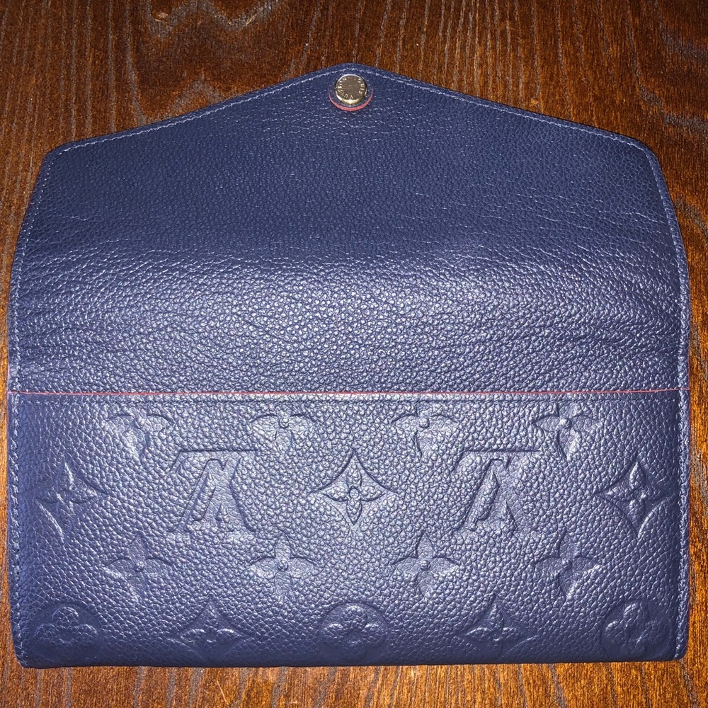 Louis Vuitton Monogram Empreinte Sarah Wallet
